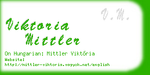 viktoria mittler business card